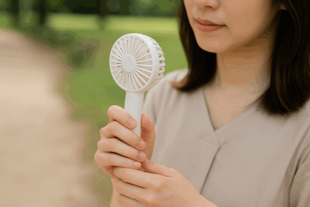 セリア ハンディファン 売り場